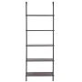 Ladder Shelf, 5-Tier Bookshelf 24x11.8in, Open Wall-Mounted Ladder Shelf with Metal Frame,Storage Rack Sundries Holder for Kitch