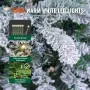 Christmas Tree, 7.5ft Prelit Flocked Artificial Tree, Full Holiday Xmas Tree with 550 White LED Lights, 1346 Branch Tips, Metal 