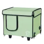 Elevated Heated Cat House, Cuboid Kitty Shelter with Adjustable Temperature and Timer, 900D Oxford Cloth Foldable Cat Shelter wi