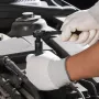 1/4" Drive Impact Socket Set, 55 Piece Deep & Shallow Socket Set SAE 5/32"-9/16" and Metric 4-15mm, 6 Point CR-V Alloy Steel for
