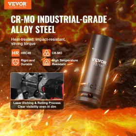 Impact Sockets Set 130 stk 6-punkt 3/8 "& 1/2" Drive Bit Ratchet Tool Kit