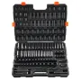 Impact Sockets Set 130 stk 6-punkt 3/8 "& 1/2" Drive Bit