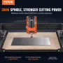 CNC Router Machine, 400x400x60mm arbejdsområde, 300W