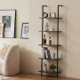 Industrial Square Pipe Shelf 5 Tier 17.3x11.8in vægmontering