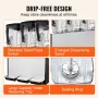 Kommerciel drik dispenser 12L x 3 tanke Kold juice isdrik