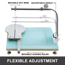Elektrisk skumskæremaskine Hot wire skumskærer Polystyren Styrofoam Sponge Cutting Tool Kit