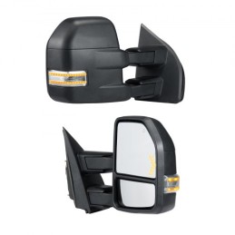Power Heated Tow Mirrors for 2015-2018 Ford F150 Signal Lights Foldable