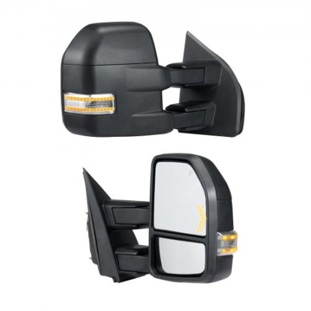 Power Heated Tow Mirrors for 2015-2018 Ford F150 Signal Lights Foldable