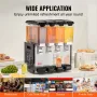 Kommerciel drik dispenser 10L x 4 tanke Kold juice isdrik