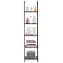 Ladder Shelf, 5-Tier Bookshelf 15.6x11.8in, Open Wall-Mounted Ladder Shelf with Metal Frame,Storage Rack Sundries Holder for Kit