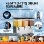 Kommerciel drik dispenser 18L x 3 tanke Kold juice isdrik