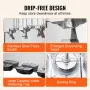 Commercial Beverage Dispenser, 3 Tanks 18 L Per Tank Juice Dispenser, 512W Stainless Steel Ice Tea Drink Machine with 45°F-54°F 