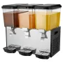 Kommerciel drik dispenser 18L x 3 tanke Kold juice isdrik