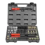 49-Piece Thread Chaser Set, UNC UNF and Metric Thread Restorer Tool, Rethreading Tool Kit with 22 Taps 24 Dies 3 Thread Files St