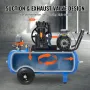Air Compressor Pump Head, 3HP 5.8CFM @ 90PSI, Twin Cylinder Oil Lubricated Air Compressor Piston Pump Head, Single-Stage Aluminu