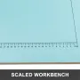 Foam Cutting Machine Hot Wire Foam Cutter Scaled Workbench Styrofoam Cutter Adjustable Angle for Foam Sponge KT Board Foam Carvi