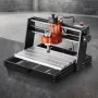 CNC Router Machine, 120W, 3 Axis GRBL Control Wood Engraving Carving Milling Machine Kit, 11.81 x 7.87 x 2.83 in / 300 x 200 x 7