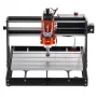 CNC Router Machine, 120W, 3 Axis GRBL Control Wood Engraving Carving Milling Machine Kit, 11.81 x 7.87 x 2.83 in / 300 x 200 x 7