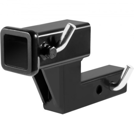 Trailer Hitch Riser Tow Adapter Extender for 2" Receiver with 4" Rise/Drop