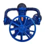 Air Compressor Pump Head, 10HP 17.5CFM @ 90PSI, 3-Cylinder Oil Lubricated Air Compressor Piston Pump Head, Dual Stage V-Type Cas