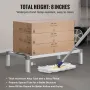 Aluminum Dunnage Rack, 36” x 20” Commercial Food Floor Rack, 8” Off the Floor, 1000 lbs Capacity All-Welded Aluminum Storage Rac