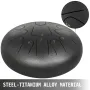 Steel Drum 13 Notes Percussion Instrument 12 Inches Tongue Drum, Steel Tongue Drum, Steel Drums Instruments With Bag, Book, Mall