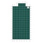 Pool Safety Cover Fits 20x40ft Rectangle Inground Pools, Safety Pool Cover with 4x10ft Center End Step, Mesh Solid Pool Cover
