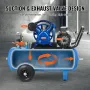 Air Compressor Pump Head, 5.5HP 5.75CFM @ 90PSI, Twin Cylinder Oil Lubricated Air Compressor Piston Pump Head, Dual Stage V-Type