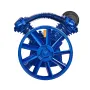 Air Compressor Pump Head, 5.5HP 5.75CFM @ 90PSI, Twin Cylinder Oil Lubricated Air Compressor Piston Pump Head, Dual Stage V-Type