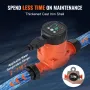 LPS25-4BP-180 Hot Water Recirculating Pump, 220V, 22W 50 L/min High Efficiency Circulator Pump, EMC Automatic Water Circulation 