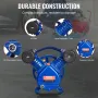 Air Compressor Pump Head, 3HP 6.25CFM @ 90PSI, Twin Cylinder Oil Lubricated Air Compressor Piston Pump Head, Single Stage V-Type