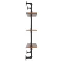 Industrial Pipe Shelf, 3 Tier 32x7.87in, Wall-Mount Floating Rustic Wood Shelves Bracket Display Bookshelf, Storage Rack Sundrie