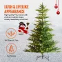 Juletræ 6.5ft Prelit kunstigt træ med 350 hvide LED'er 900 tip