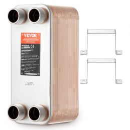50 plade varmeveksler 4*1-1/4 "MNPT-porte 5" x 12 "lodt 316L St. stål