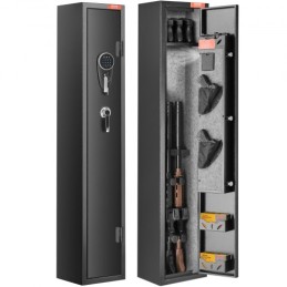 Gun Safe Rifle Safe med digital tastatur & lås til 2 rifler og 4 pistoler