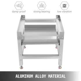 Washing Machine Stand 48x25 Inch, Washing Machine Stand Base Heavy 590LBS for Washer and Dryer Stand Aluminum Washing Machine