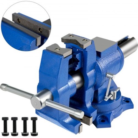 Multipurpose skruestik 6-tommer Bench Vise 360-grader