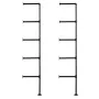 Industrial Pipe Shelf 5 Tier 2PCS 25 cm W Wall-Mount Planks NOT Included