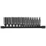 1/4" Drive Impact Socket Set, 14 Piece Deep Socket Set Metric 4-15mm, 6 Point Cr-Mo Alloy Steel for Auto Repair, Easy-to-Read Si