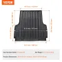 Truck Bed Mat Fit 2022-2024 Nissan Frontier TPE Truck Bed Liner
