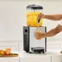 Commercial Beverage Dispenser, 12 L Juice Dispenser, 246W 304 Stainless Steel Food Grade Ice Tea Drink Machine with 45°F-54°F Co