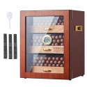 150 cigaret humidor kabinet cedertræ cigar boks befugter & hygrometer & hylde