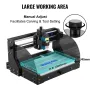 Engraving Machine 300×180×45 mm CNC Router CNC 3018 Pro 15W Laser Engraver GRBL Control 3 Axis Laser Engraving Machine, with Off