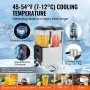 Kommerciel drik dispenser 12L x 2 tanke Kold juice isdrik