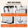 Commercial Beverage Dispenser, 2 Tanks 12 L Per Tank Juice Dispenser, 286W Stainless Steel Ice Tea Drink Machine with 45°F-54°F 