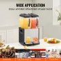 Kommerciel drik dispenser 12L x 2 tanke Kold juice isdrik