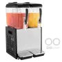 Kommerciel drik dispenser 12L x 2 tanke Kold juice isdrik