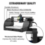 Engraving Machine 300×180×45 mm CNC Router CNC 3018 Pro 15W Laser Engraver GRBL Control 3 Axis Laser Engraving Machine, with Off