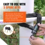 Bike Chain Lock, 3.94 Ft Combination Bicycle Chain Lock with 3 Keys, Heavy Duty Anti-Theft High Security Bike Locks, Perfect for