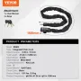 Bike Chain Lock, 3.94 Ft Combination Bicycle Chain Lock with 3 Keys, Heavy Duty Anti-Theft High Security Bike Locks, Perfect for